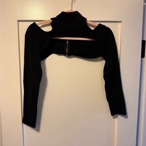 Better Be Black Crop Top Edgy Balero from UO